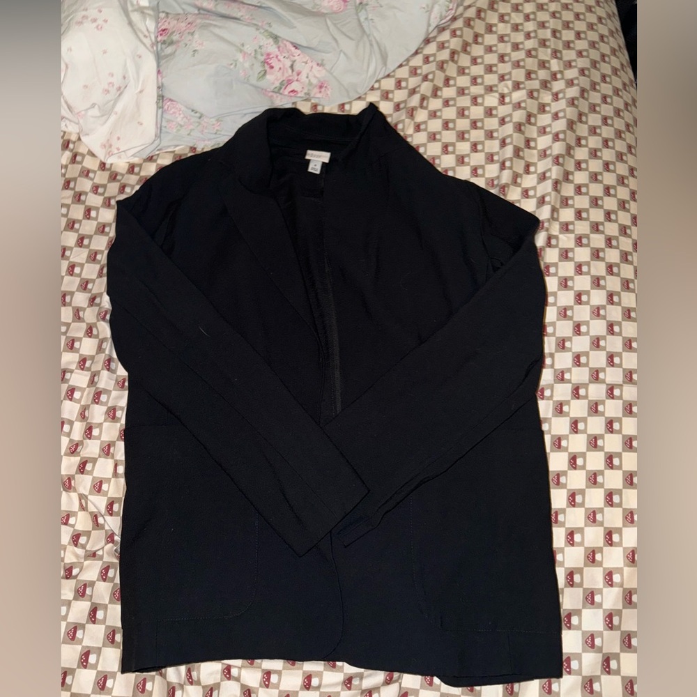 A New Day Ponte Black Blazer - M